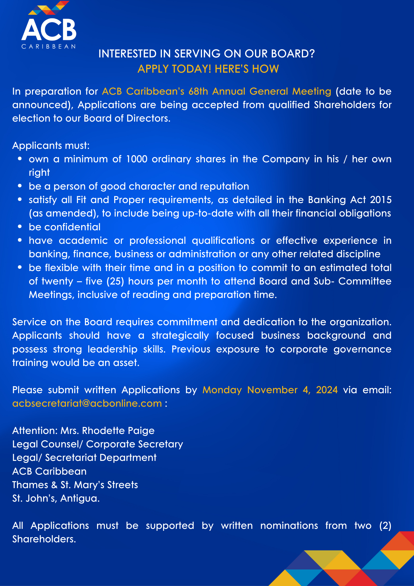 Director’s recruitment ad (1)