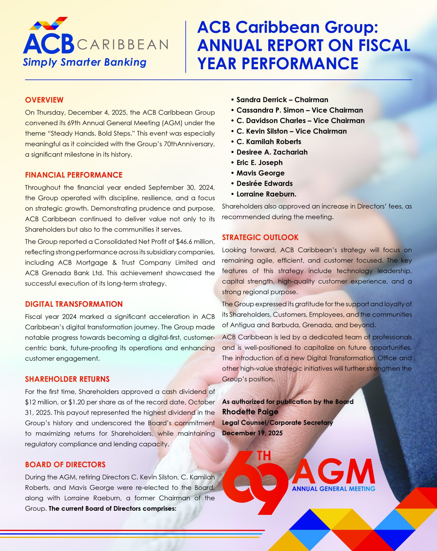 Press Release- 69th AGM – December 2025-1